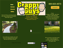Tablet Screenshot of crappyguyscleanup.com